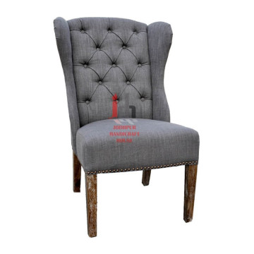 Grey Fabric Dining Chair